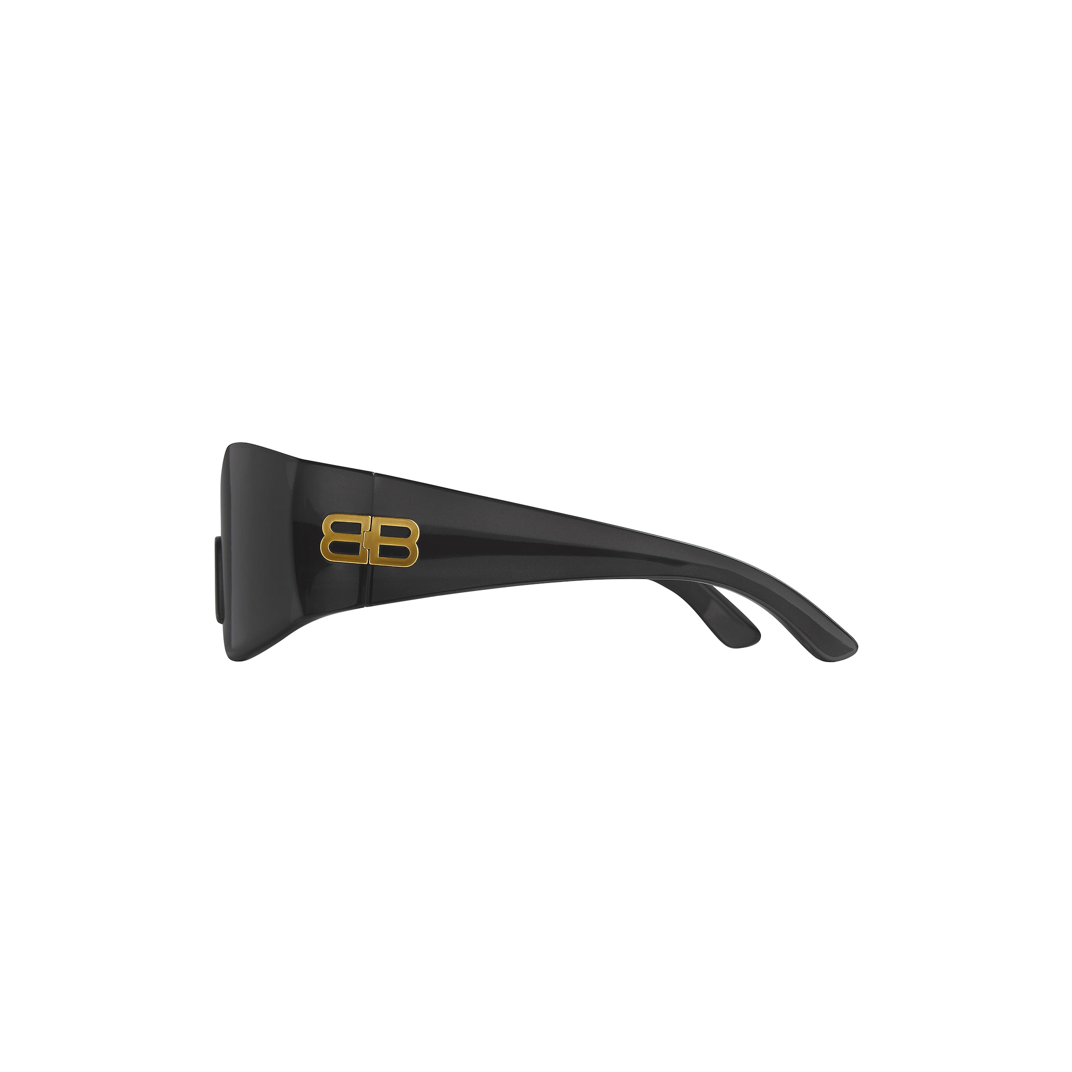 Hourglass Mask Sunglasses in Black - Image 6